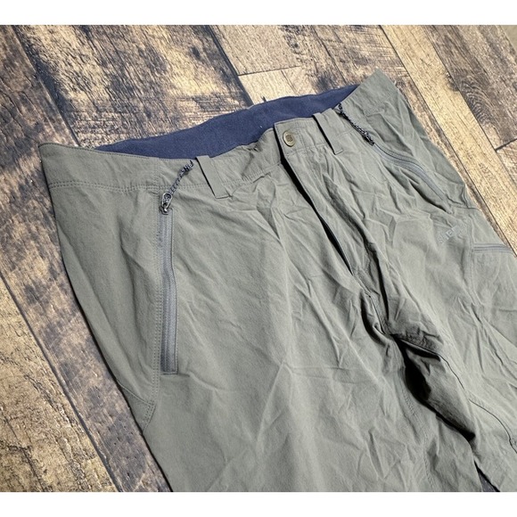 Sherpa Adventure Gear Sz 36 x 32 Performance Stretch Outdoor Hiking Pants Green - Picture 1 of 10